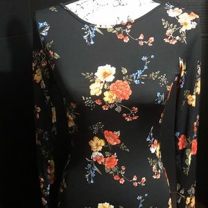 Black Floral Dress